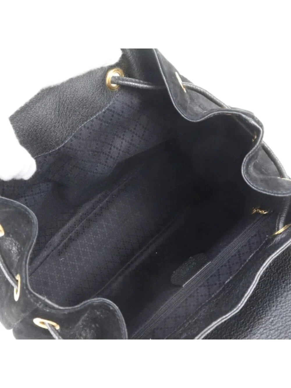 Gucci Vintage Bamboo Leather Backpack Shoulder Bag
